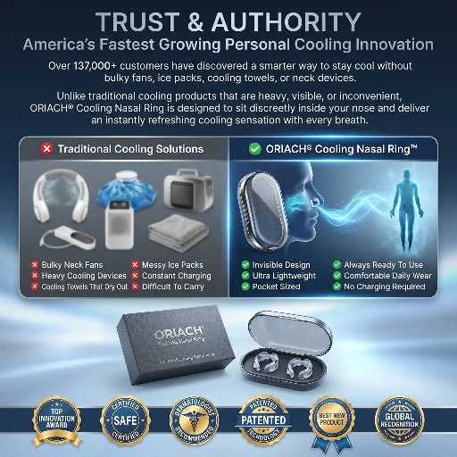 Oriach® Cooling Nasal Ring — Revolutionary Cooling Comfort With Every Breath