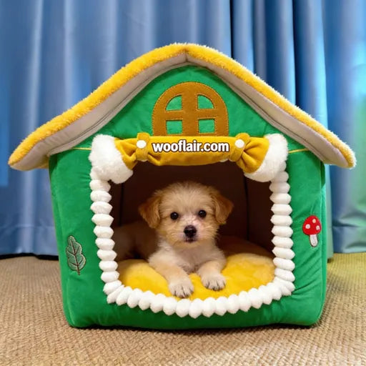 Wooflair® Smart Dog Bed – Ergonomic & Comfort-Boosting Dog Nest for Ultimate Relaxation