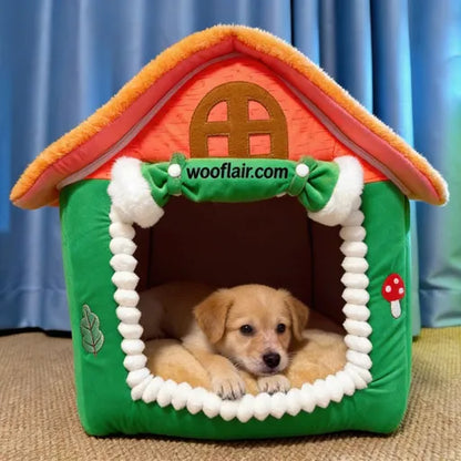 Wooflair® Smart Dog Bed – Ergonomic & Comfort-Boosting Dog Nest for Ultimate Relaxation